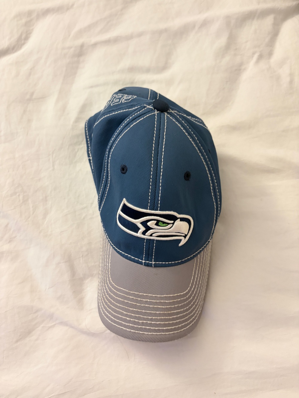 NFL Seattle Seahawks Blue and Gray Adjustable Cap